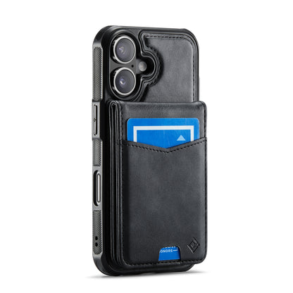 Hochwertige 2-in-1-Rückseite | Abnehmbarer Ständer mit Brieftaschenfunktion | für Apple iPhone