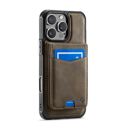 Hochwertige 2-in-1-Rückseite | Abnehmbarer Ständer mit Brieftaschenfunktion | für Apple iPhone