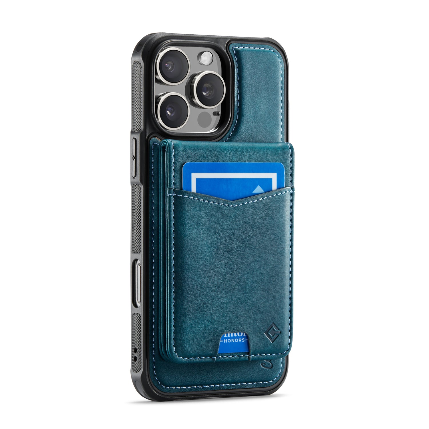 Hochwertige 2-in-1-Rückseite | Abnehmbarer Ständer mit Brieftaschenfunktion | für Apple iPhone