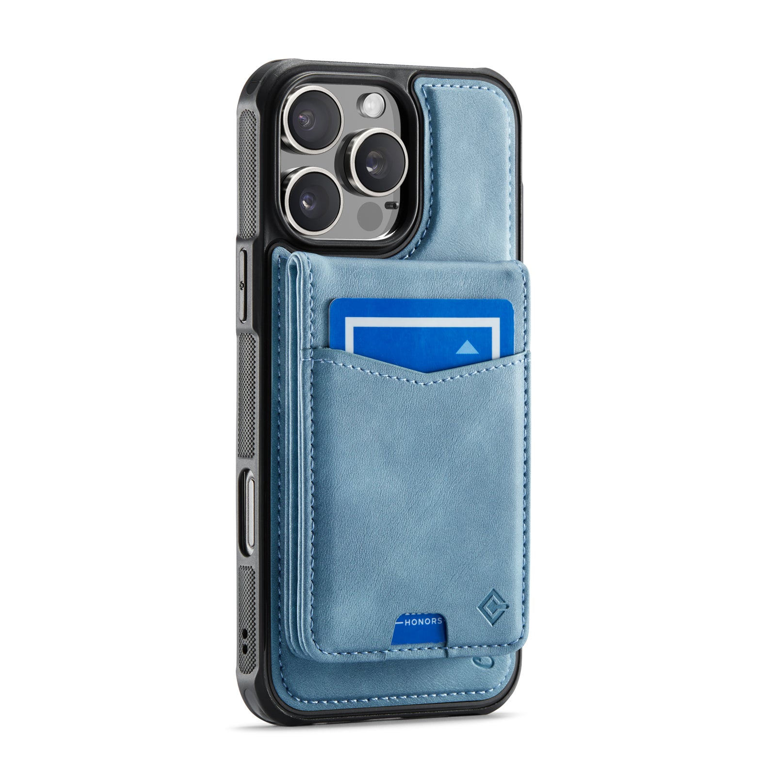 Hochwertige 2-in-1-Rückseite | Abnehmbarer Ständer mit Brieftaschenfunktion | für Apple iPhone