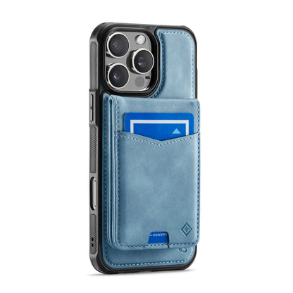 Hochwertige 2-in-1-Rückseite | Abnehmbarer Ständer mit Brieftaschenfunktion | für Apple iPhone