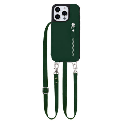 Luna | Crossbody Back Cover met Rits | Emerald Green